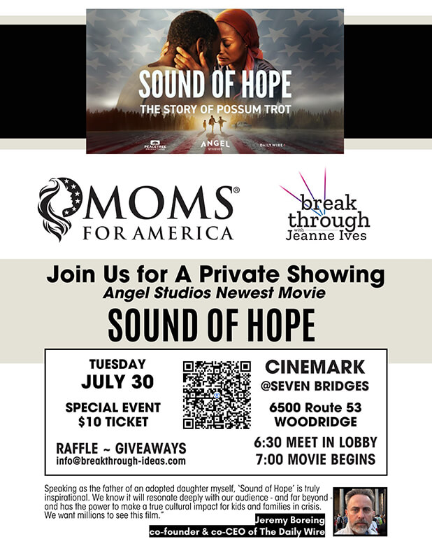 'Sound of Hope' movie - Moms for America Group Happenings