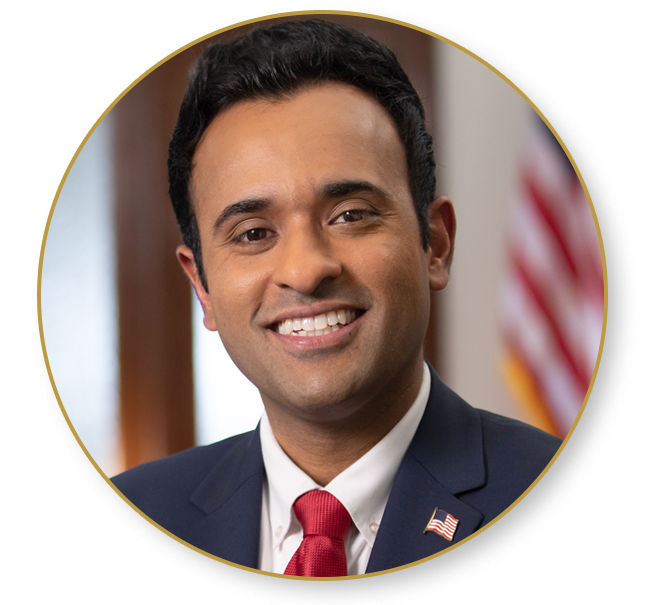 Vivek Ramaswamy - 2024 Champion of Freedom Award - Moms for America - Mar-a-Lago